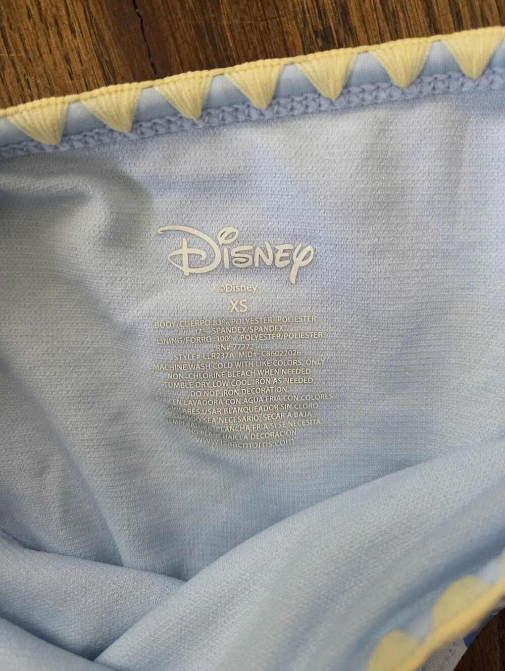 New Disney Stitch XS 4/5 Tankini Swimsuit